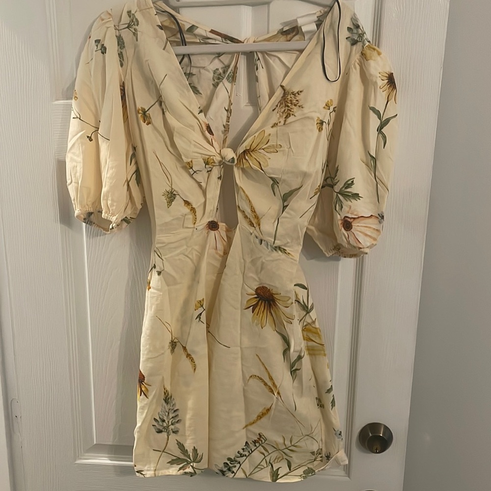 H&M floral mini dress